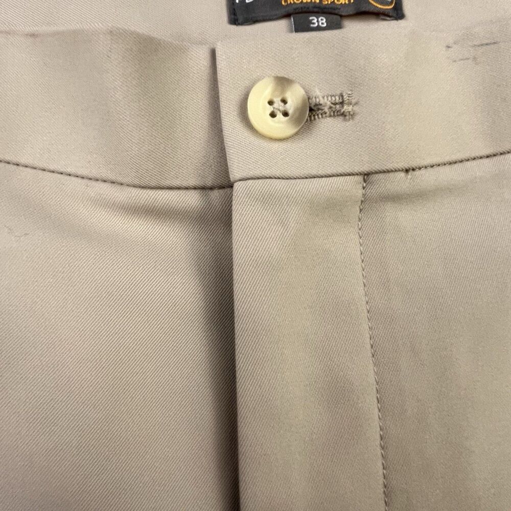 Peter Millar Crown Sport Shorts Men 38 Tank Khaki Performance Golf Wicking - Picture 3 of 12